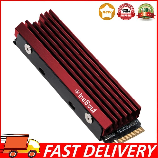 Hodyludy M.2 SSD Kühlkörper - Kupfer Kühler Mit Graphen Für NVMe SSDs