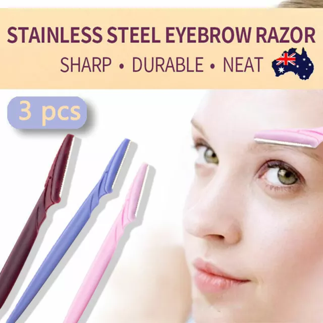 Eyebrow Razor Trimmer Shaver Facial Blade Shave Shaper Hair Remover Women Eye AU