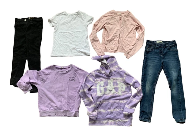 Job Lot Girls Clothes Bundle Tops T Shirts Jeans Age 8 Inc Next Shein Gap