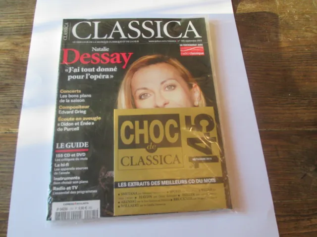 CLASSICA  145 avec  CD   neuf .   natalie dessay