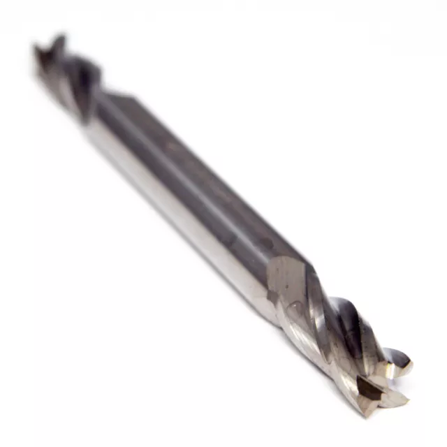 Fullerton 32545 Carbide Square Double End Mill 15/64" 4FL Uncoated