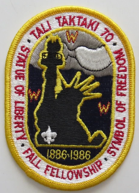 Tali Taktaki Lodge 70 General Greene NC 1986 Fall Fellowship Yellow Bdr (E8281)