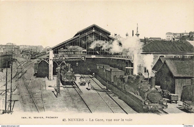 58 - NEVERS - S07794 - La Gare - Vue sur la Voie - Trains - L1