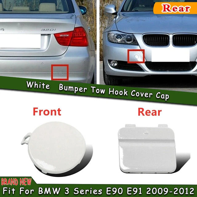 Bmw bumper tow clearance hook cover