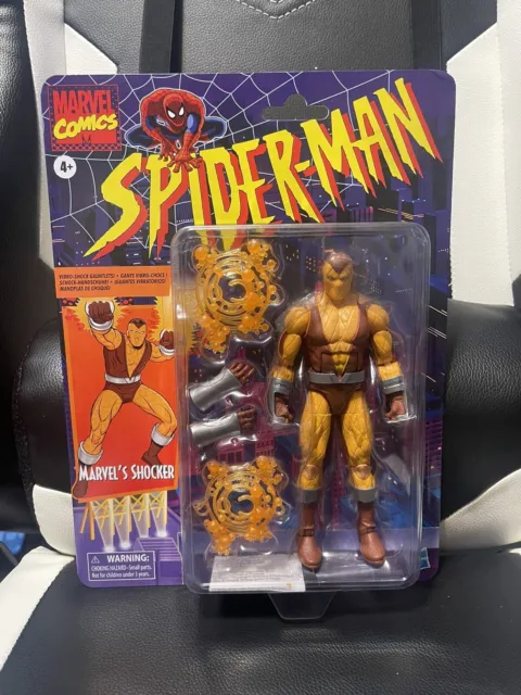Marvel Legends Retro Spider-Man Series - 6 inch Shocker Action Figure- BRAND NEW