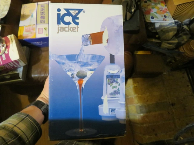 Ice Jacket (Vodka Liquor Bottle Ice Container Cooler) Bar Supplies