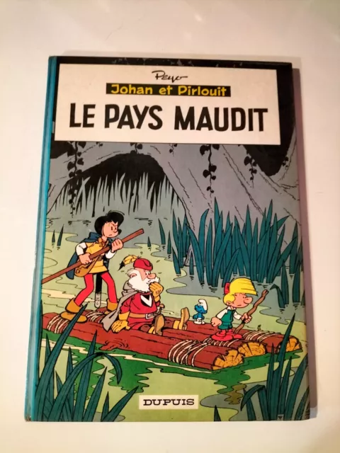 Bd 1966 Johan Et Pirlouit Le Pays Maudit Par Peyo Dupuis (L105)