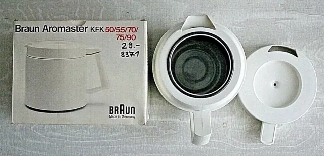 Braun Ersatz kanne  Aromaster KFK 50/55/70/75/90 Ersatzkanne nagel neue