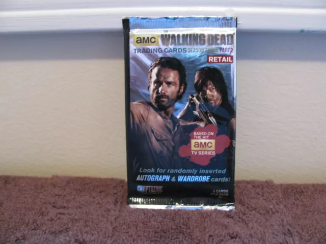 2014 AMC Cryptozoic Walking Dead  Season 3 Part 2 Trading Cards ~ New-Sealed ~