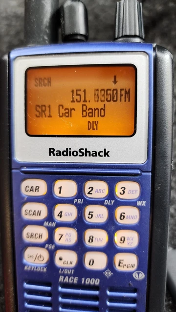 Radio Shack Race 1000 Racing Scanner NOAA 20-137 PRO-137 + race headphones Radio Shack Race 1000 Racing Scanner NOAA 20-137 PRO-137 + race headphones
