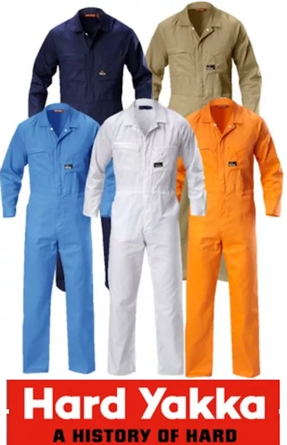 Hard Yakka - Lightweight / Summerweight Drill Cotton Overall / Coverall - Y00030