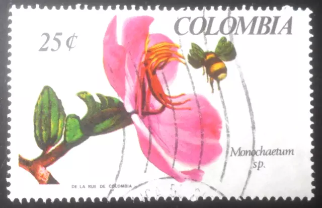 Colombia - Colombie - 1967 25 ¢ National Orchid Exhibition used (172) -