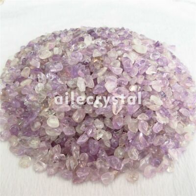 100g Natural Tumbled Light Purple Amethyst Quartz Lavender Crystal Bulk Stones