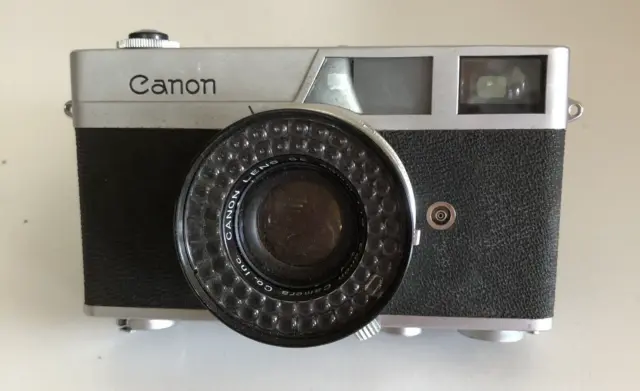 Canon Canonet 35mm Rangefinder Camera with SE 1:1.9 45mm Lens Working!