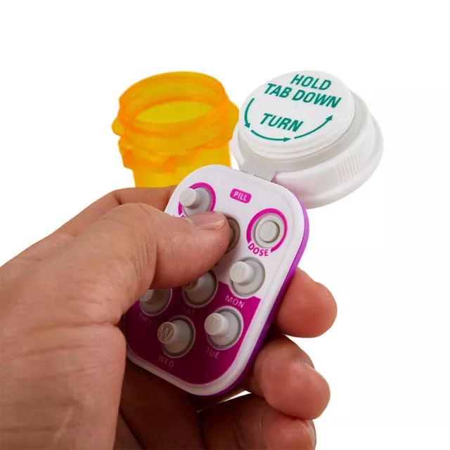 Pill Popper Medication Tracker and Reminder Reusable Pill Organizer  Alternat@t@