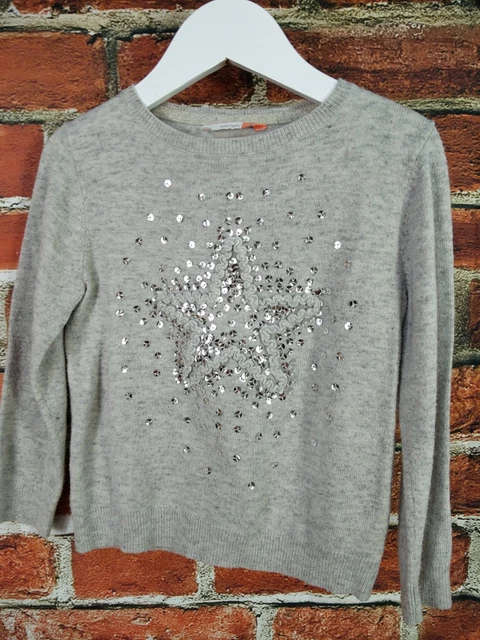 Pacchetto Bambina 4 Anni M&S Next John Lewis Gap Paillettes Fiocco Set Maglione Stella 104 Cm 4