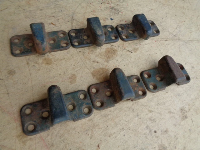 1928-1931 Ford Model A Chrome Alignment Latch Male Dovetails – Pair – FDM MFG