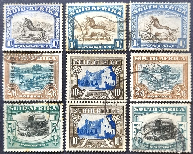 SOUTH AFRICA Great Used High Value Stamps as Per Photos