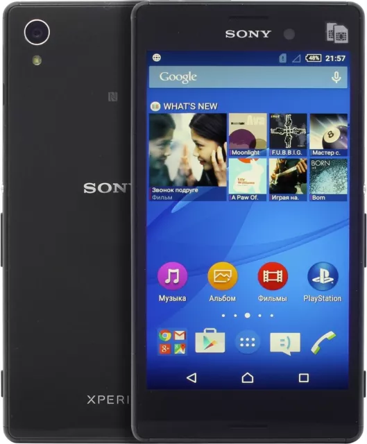 Sony Xperia M4 Aqua en Noir Portable Mannequin Attrappe - Accessoires, Déco, Pub