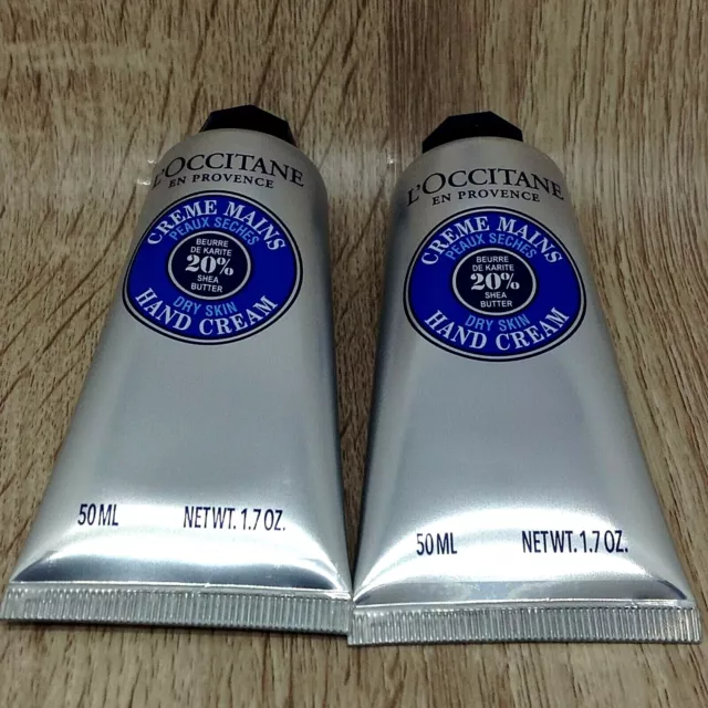 L Occitane De Provence 2 X 50Ml Peaux Seche Cremes Mains