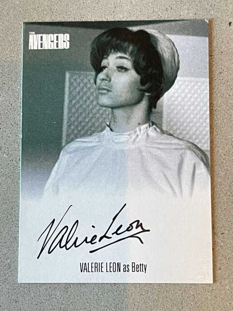 2021 UNSTOPPABLE CARDS AVENGERS Series Hand Signed  Auto VALERIE LEON AVVL1