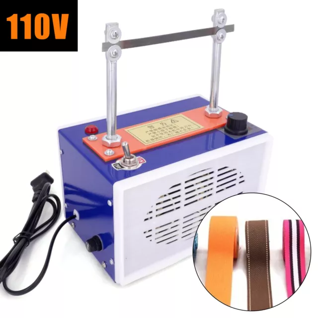 Heating Cut Rope Cord Tape Cutting Machine Heavy Duty Knife Rope Foam Cutter USA