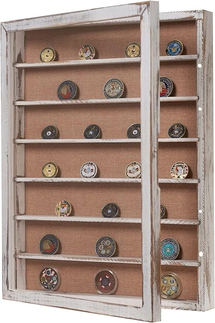 18x24 Shadow Box with Shelves and Magnetic Door, Oversized Shadow Boxes Display