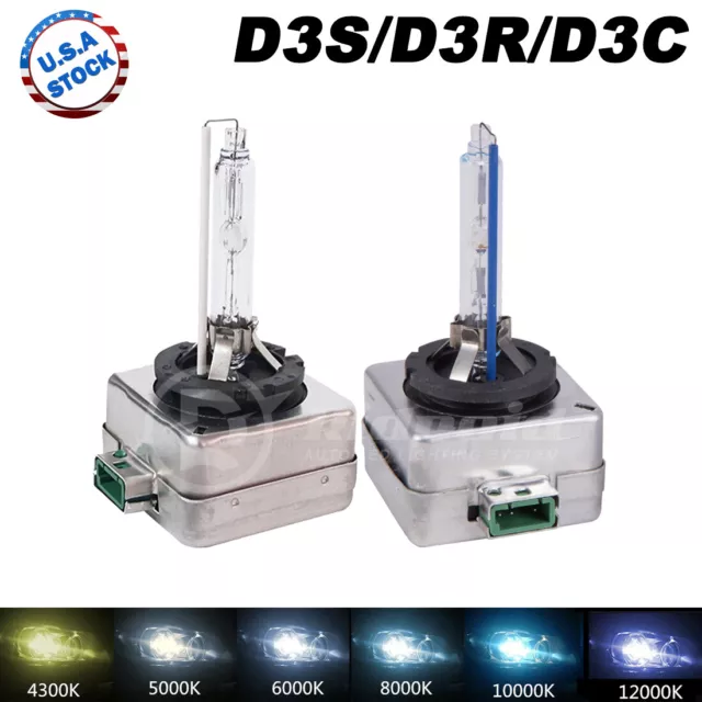 A1 NEW D2S XENON Factory Headlight Replacement HID Bulbs 35W 4K 6K