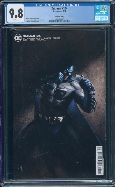 Batman #124 CGC 9.8 White Pages Gabriele Dell'Otto Variant DC Comics 2022