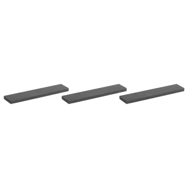 Graphite Bloc Lingot Rectangle Graphite Electrode Plaque 100x20x5mm Set 3