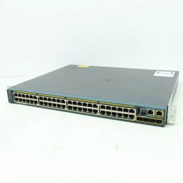 Cisco Catalyst 2960S 48 Port PoE WS-C2960S-48FPS-L V04 Gigabit Networking Switch