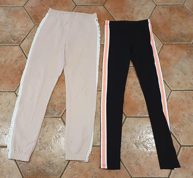 H&M Girls Clothes Bundle - Tracksuit Bottoms And Leggings - 10-11 Years