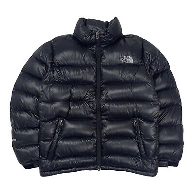 The North Face Mens Black Nuptse Goose Down 700 Puffer Coat Jacket Size Small