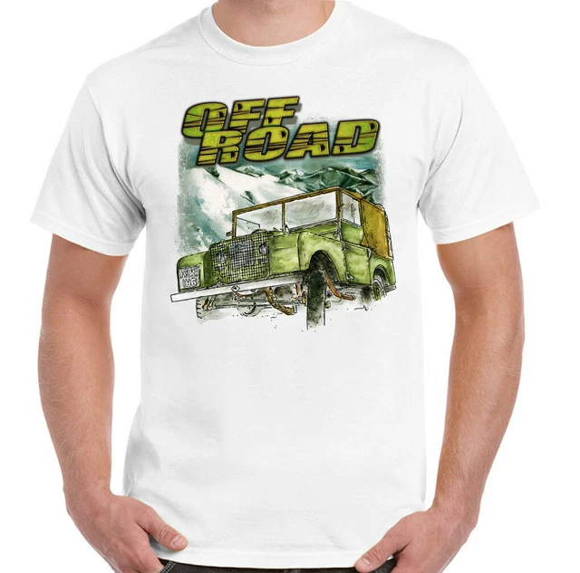 4x4 T-Shirt Off Road Mens Funny 110 90 SVX 4X4 Land Roading Top