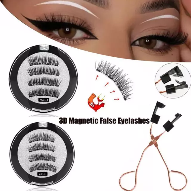 Magnetische Wimpern Set Curler Clip Quantum Kit Falsche Eye 3D Lashes