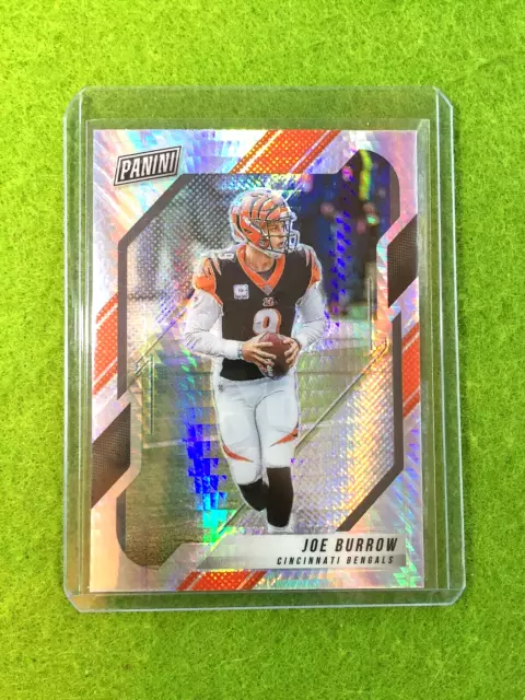 JOE BURROW SILVER PRIZM CARD HYPER VIP 2022 The National Joe Burrow 2021 VIP  SP