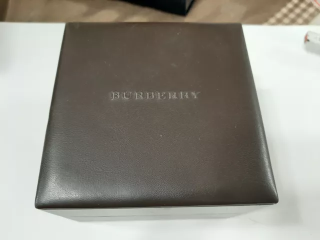 Burberry scatola per orologi watch box in pelle