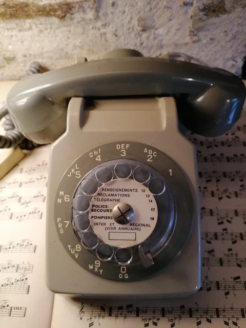 Téléphone Vintage Socotel S63 - France Télécom 1981 - Fonctionne