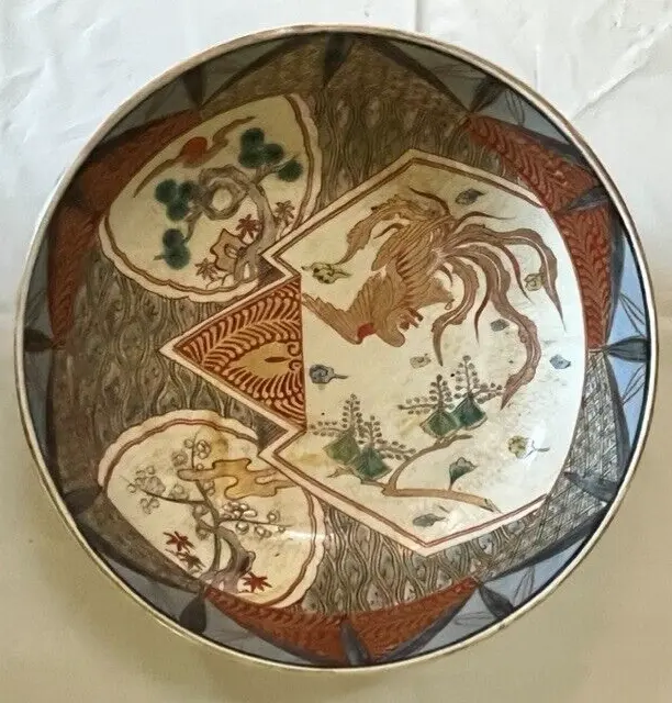 Vintage Japanese Imari Porcelain Bowl c. 19th century