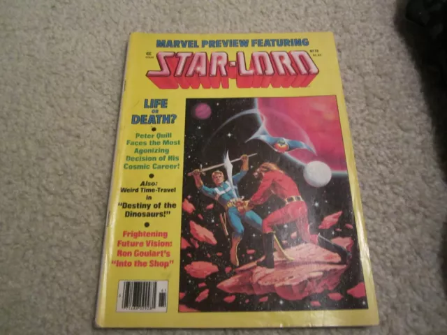 Marvel Preview #18 Presents Star-Lord  Guardians Of The Galaxy !