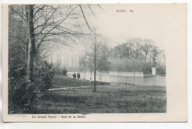 LILLE - Nord - CPA 59 - le bois de la Deule - le grand carré - carte 1900