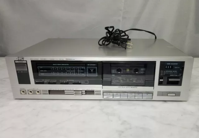 Vintage JVC KD-V300J Stereo CASSETTE DECK Dolby B & C Auto Reverse REPAIR/PARTS!