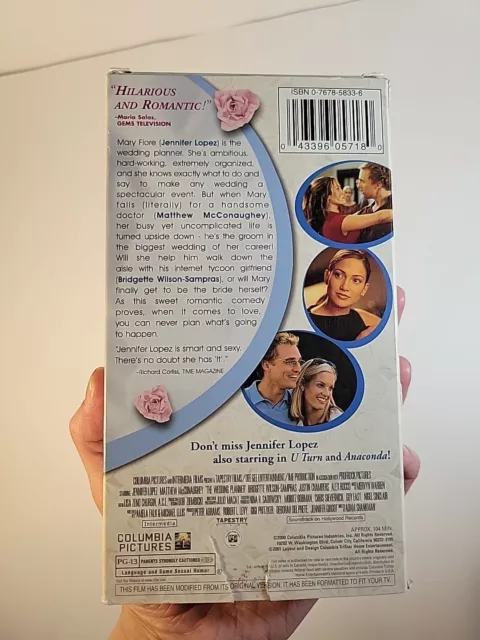 THE WEDDING PLANNER (VHS, 2001) $10.97 - PicClick