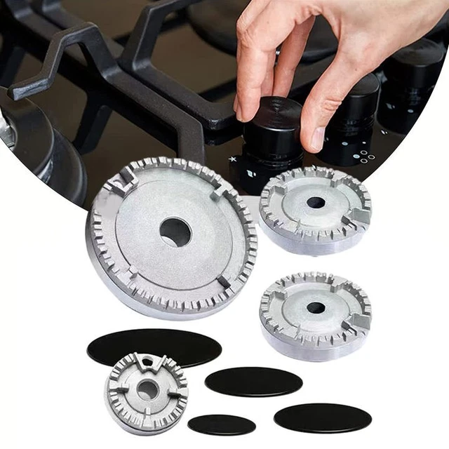 Kit Chapeaux De Brûleurs Gaz 11 Pièces - Diffusion De Flamme Améliorée - Compatible Cuisinières Gaz