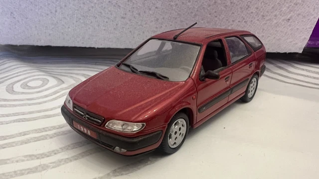 Starter Résine 1/43 - Citroën Xsara Break Blanche - Très Bon état Avec Boîte
