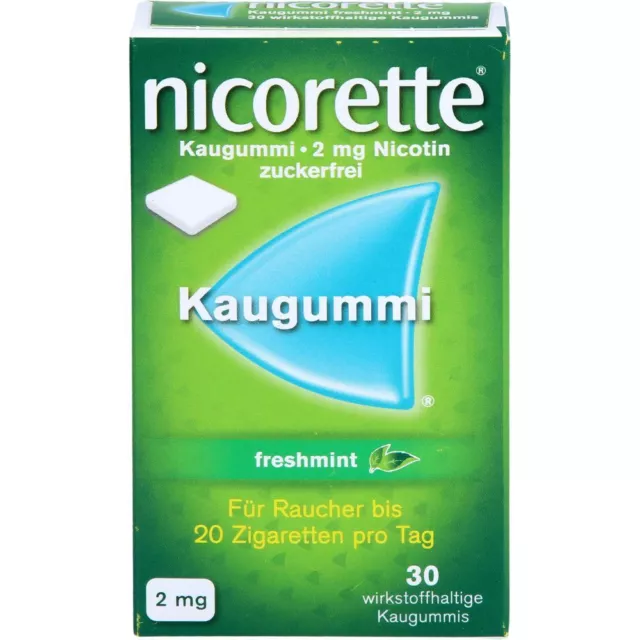 NICORETTE 2 mg freshmint Kaugummi 30 St PZN07274717