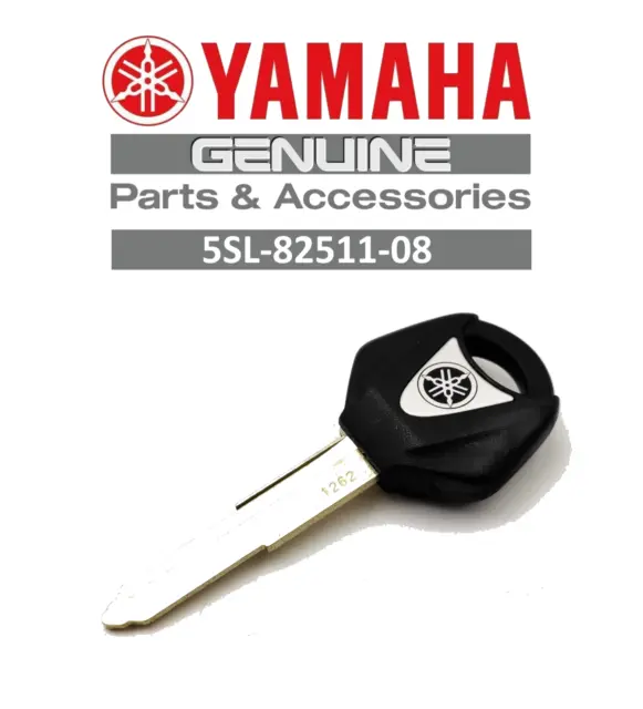 New Genuine Yamaha YISS Blank Key R1 R1M R6 MT10 MT09 FZ1 FZ6 FZ8 XT XJ FJR TDM