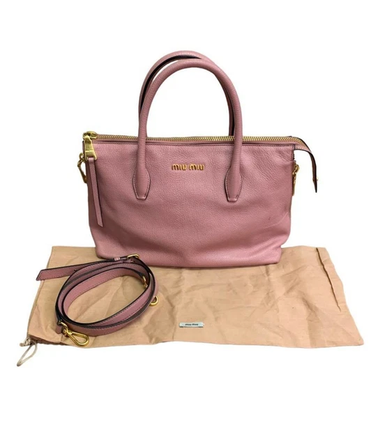 Sac à Main Luella En Cuir Rose Vintage – Élégant Et Authentique