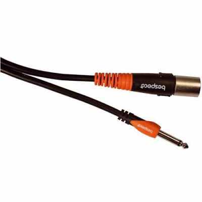 bespeco BESPECO IROMA100P CAVO MICROFONICO CANON FEMMINA JACK  6.3  MONO  1 METRO 