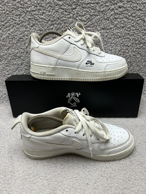 NIKE AIR FORCE 1 Utility White UK 9 US 10 AJ7747 100 Off White